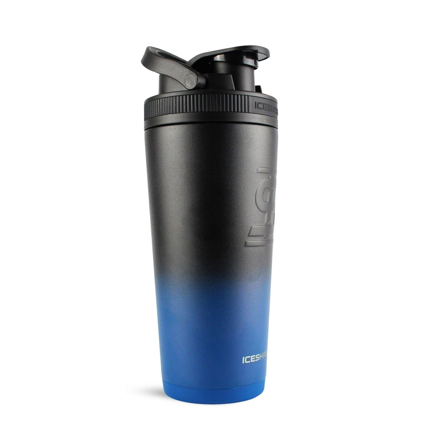 CUSTOM Sports Logo 26oz Ice Shaker - Navy Black Ombre