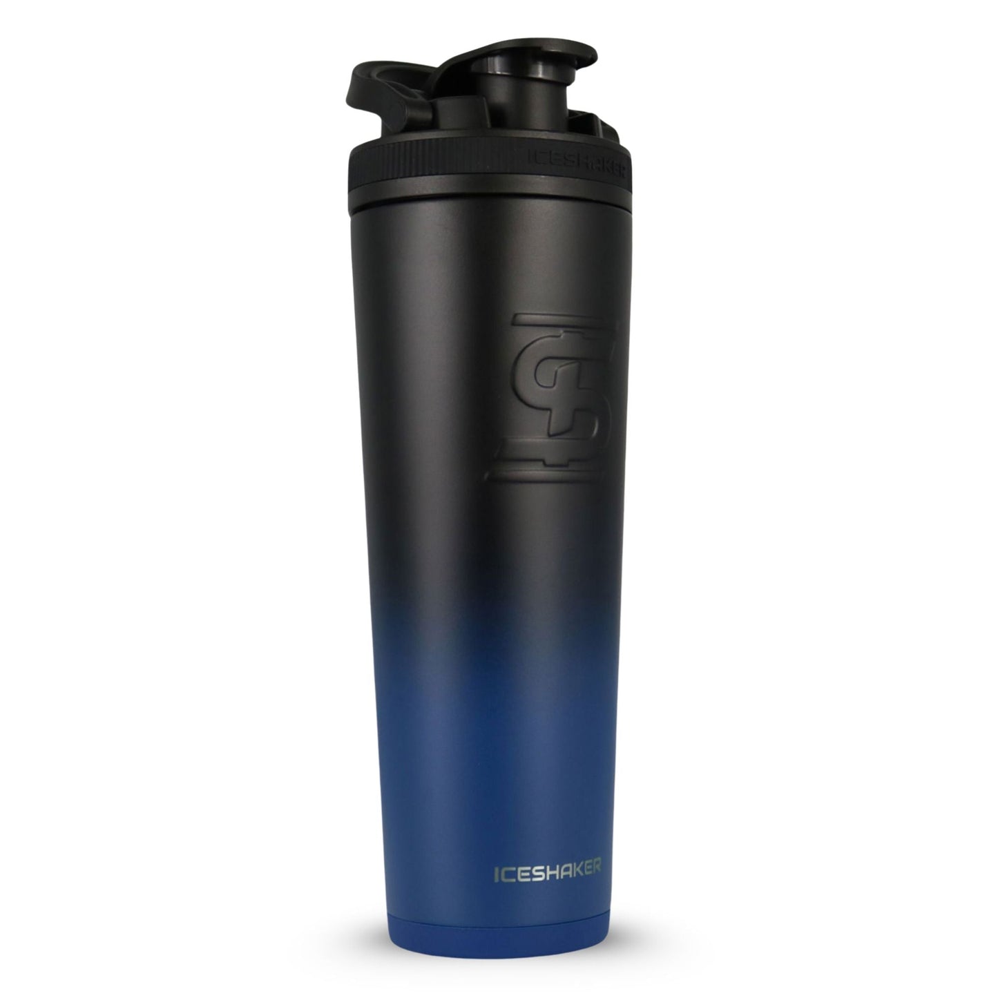 CUSTOM Sports Logo 32oz Ice Shaker - Navy Black Ombre