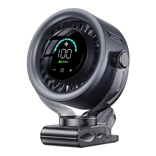 Turbo Desk Fan: 100 Speeds, Quiet & Rechargeable