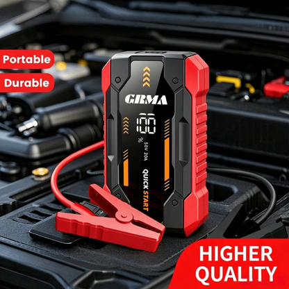Portable Car Jump Starter with LED Emergency Light