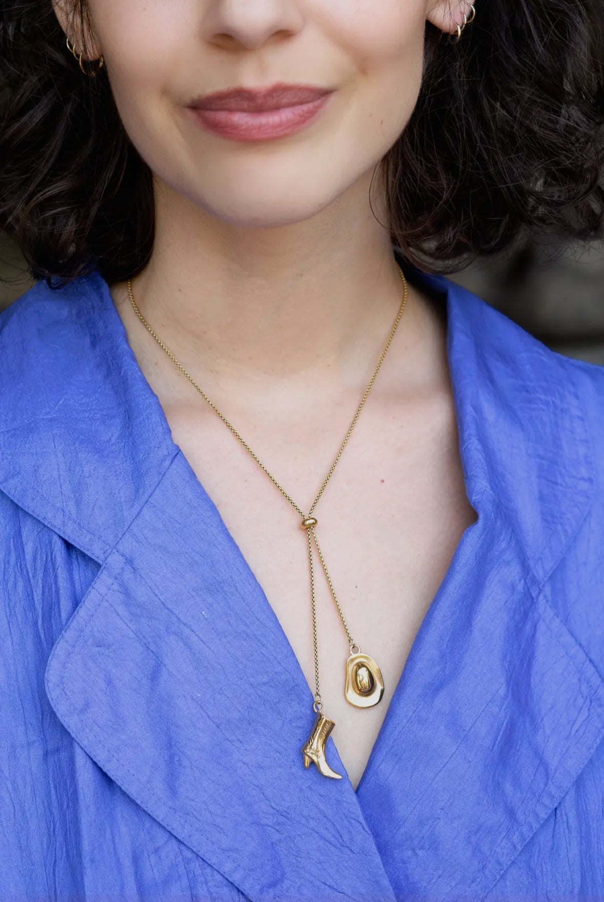 wrangler lariat necklace
