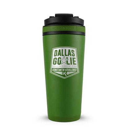 Custom Dallas Goalie Konstantin 26oz Ice Shaker