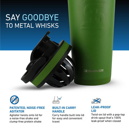 Ice Shaker Matte Series 26oz Shaker Bottles