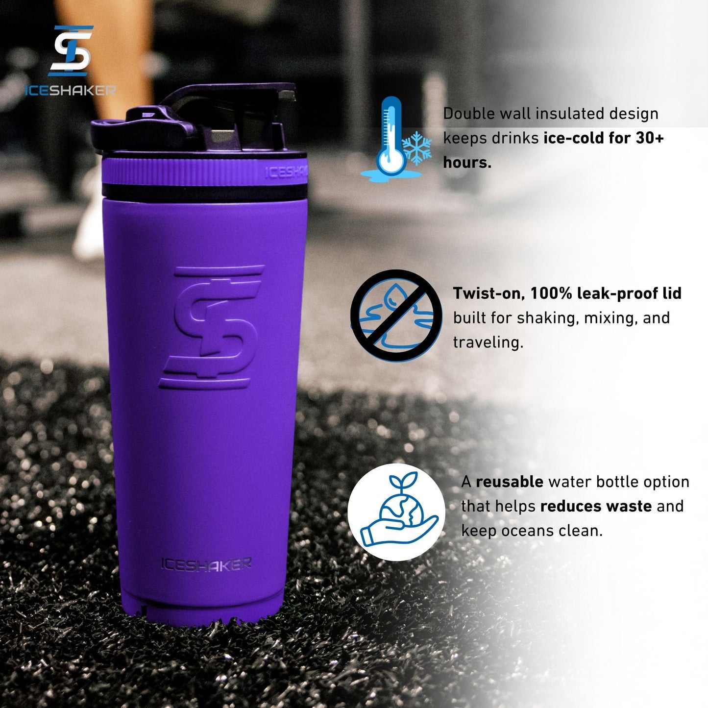 Officially Licensed WWE The Undertaker 26oz Ice Shaker