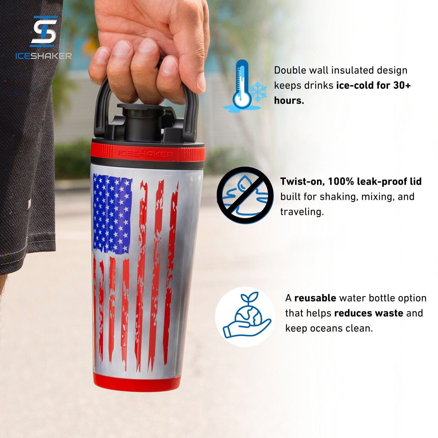 Custom Sioux Falls Fit Body Forever 26oz Ice Shakers