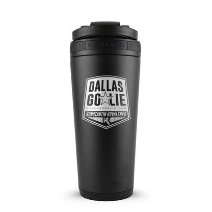 Custom Dallas Goalie Konstantin 26oz Ice Shaker