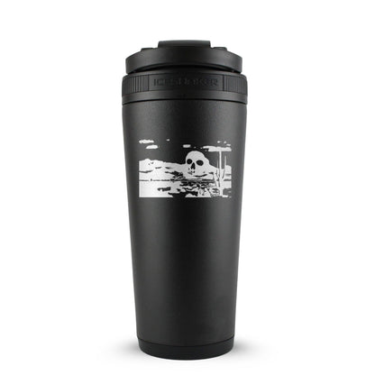 Custom Desert Ghost Baseball 26oz Ice Shaker