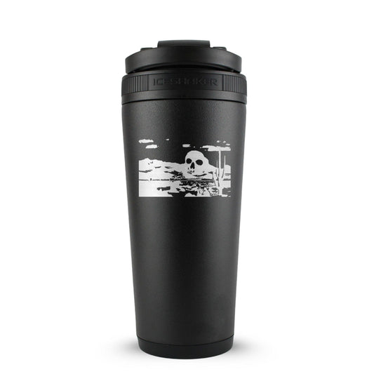 Custom Desert Ghost Baseball 26oz Ice Shaker