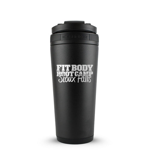 CUSTOM Sioux Falls Fit Body Boot Camp 26oz Ice Shaker - Black