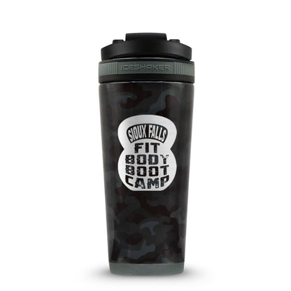 Custom Sioux Falls Fit Body Boot Camp Kettlebell 26oz Ice Shakers