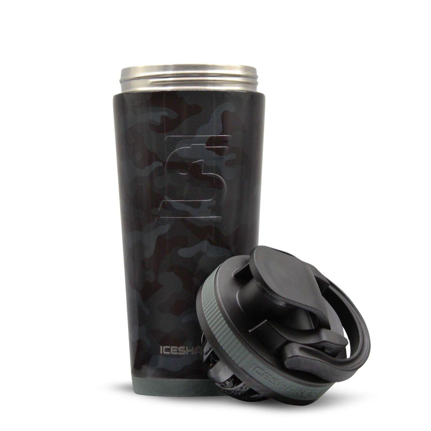 Ice Shaker 4D Series 26oz Shaker Bottle - Black Camo