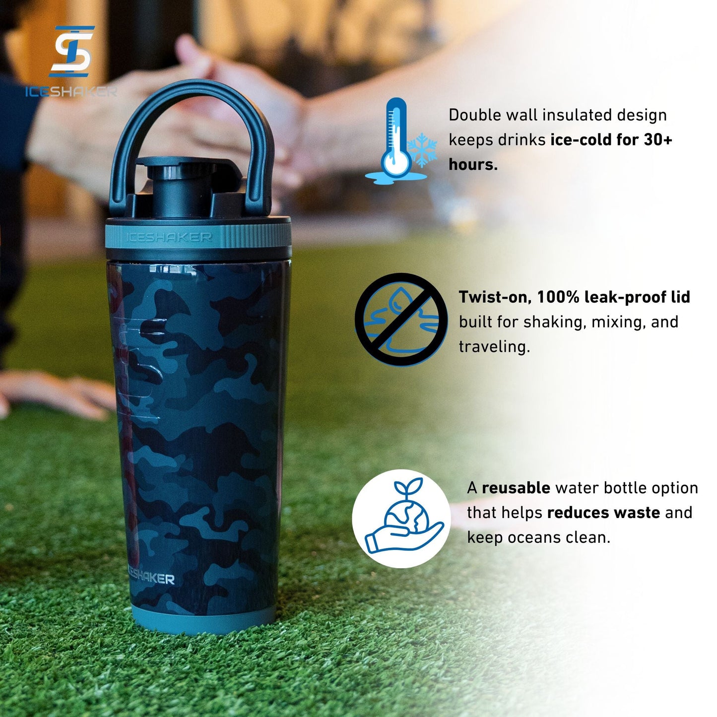 Custom Sioux Falls Fit Body Boot Camp Kettlebell 26oz Ice Shakers