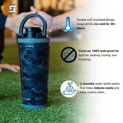 Custom Sioux Falls Fit Body Boot Camp Kettlebell 26oz Ice Shakers
