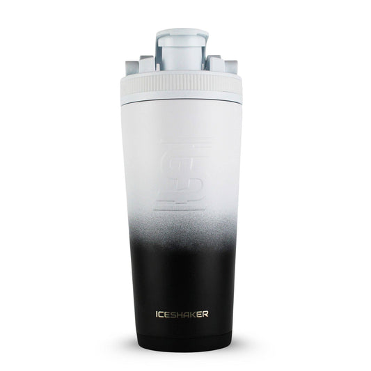 CUSTOM 26oz Ice Shaker - Black White Ombre