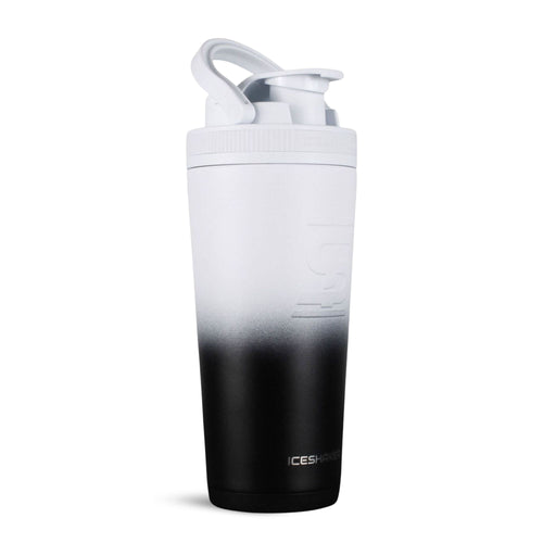 26oz Ice Shaker - Black White Ombre