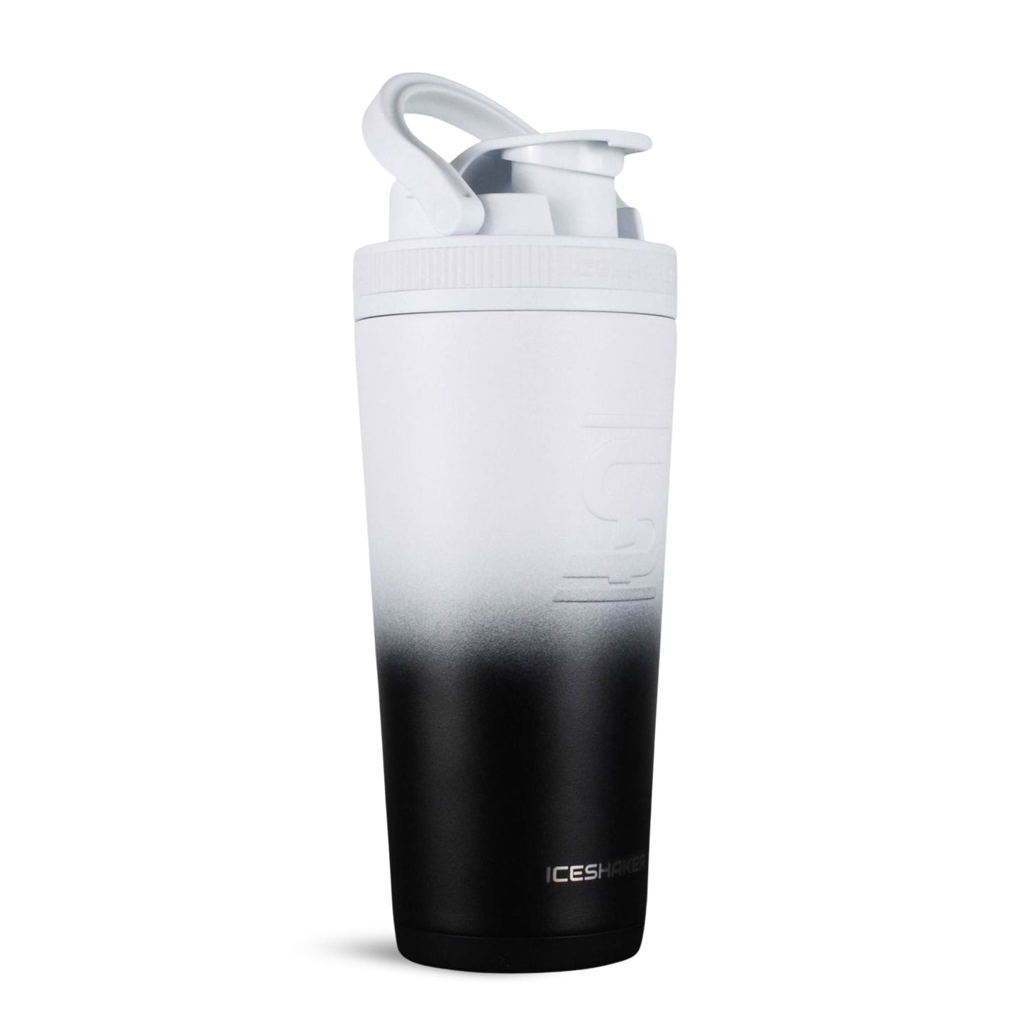 Ice Shaker Ombre Series 26oz Shaker Bottle - Black White Ombre