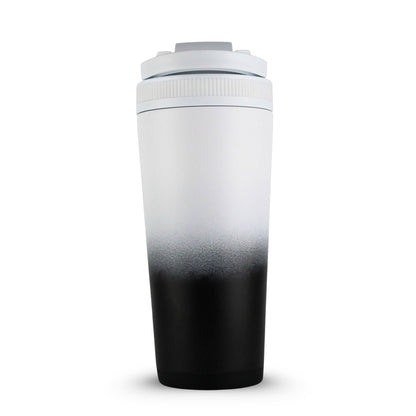 Ice Shaker Ombre Series 26oz Shaker Bottle - Black White Ombre