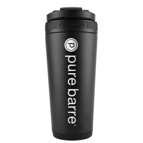 Pure Barre 26oz Ice Shaker - Black