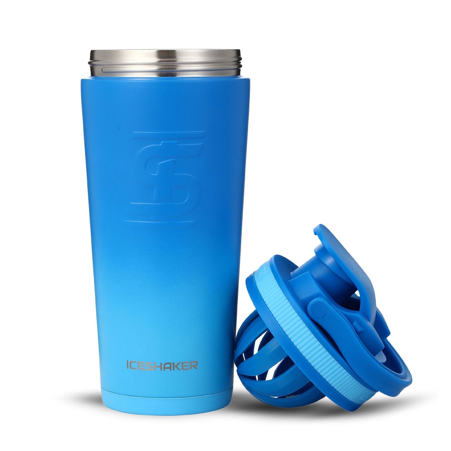 Blue Color Rush 26oz Ice Shaker Bundle