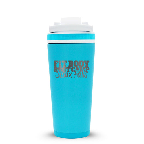 CUSTOM Sioux Falls Fit Body Boot Camp 26oz Ice Shaker - Caribbean Blue