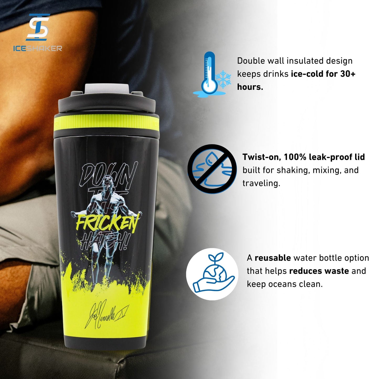 26oz Ice Shaker - Down The Hatch