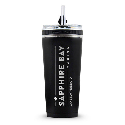 Sapphire Bay Marina Custom 26oz Flex Bottles