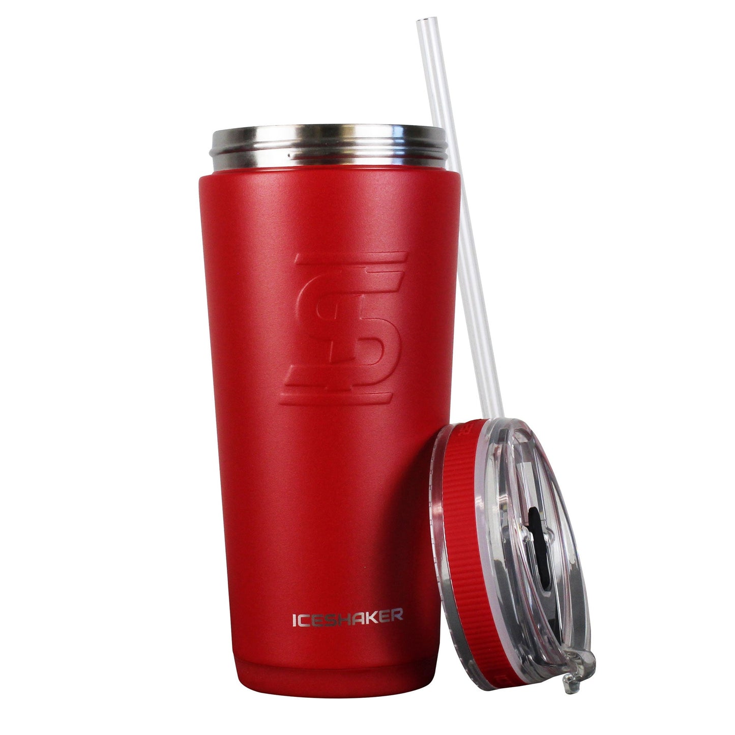 8x8 Custom 26oz Flex Bottle - Red