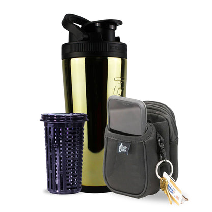 Gold 26oz Ice Shaker Bundle