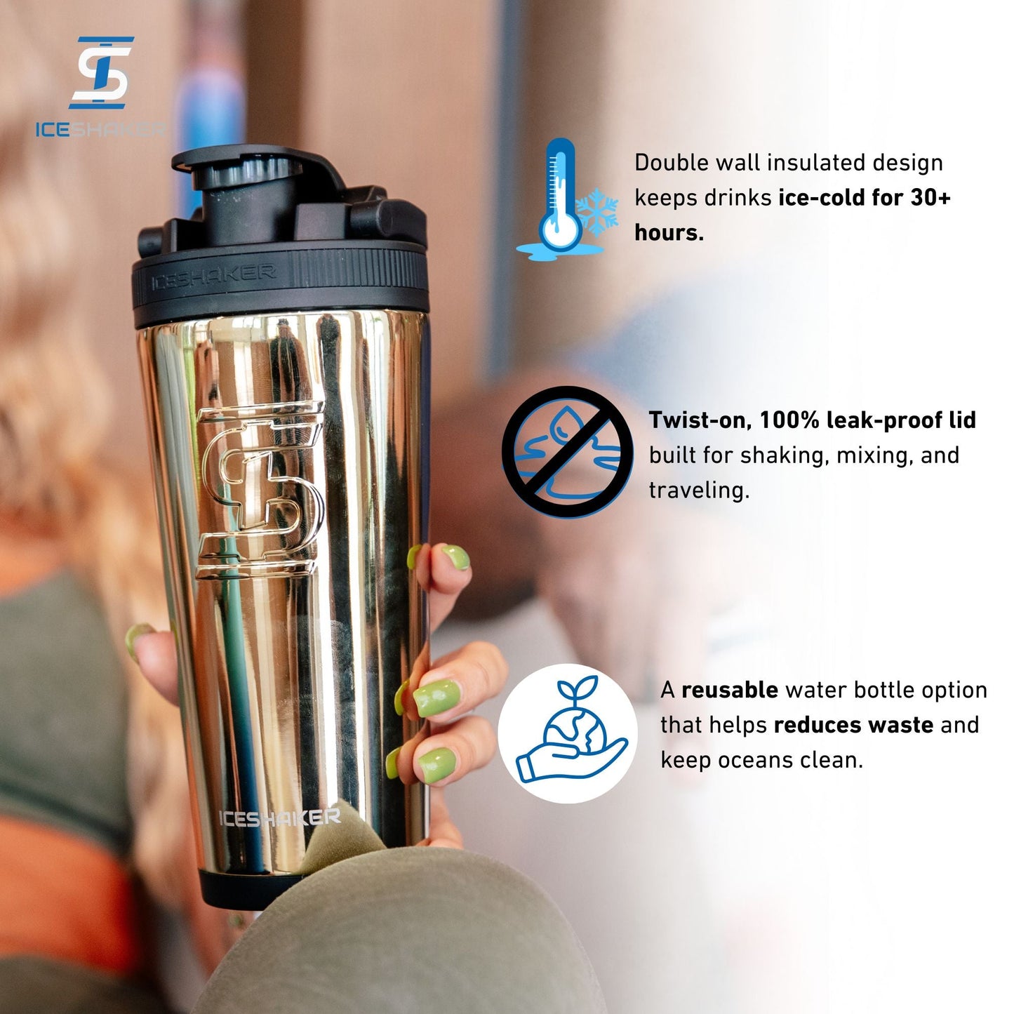 Custom Sioux Falls Fit Body Forever 26oz Ice Shakers