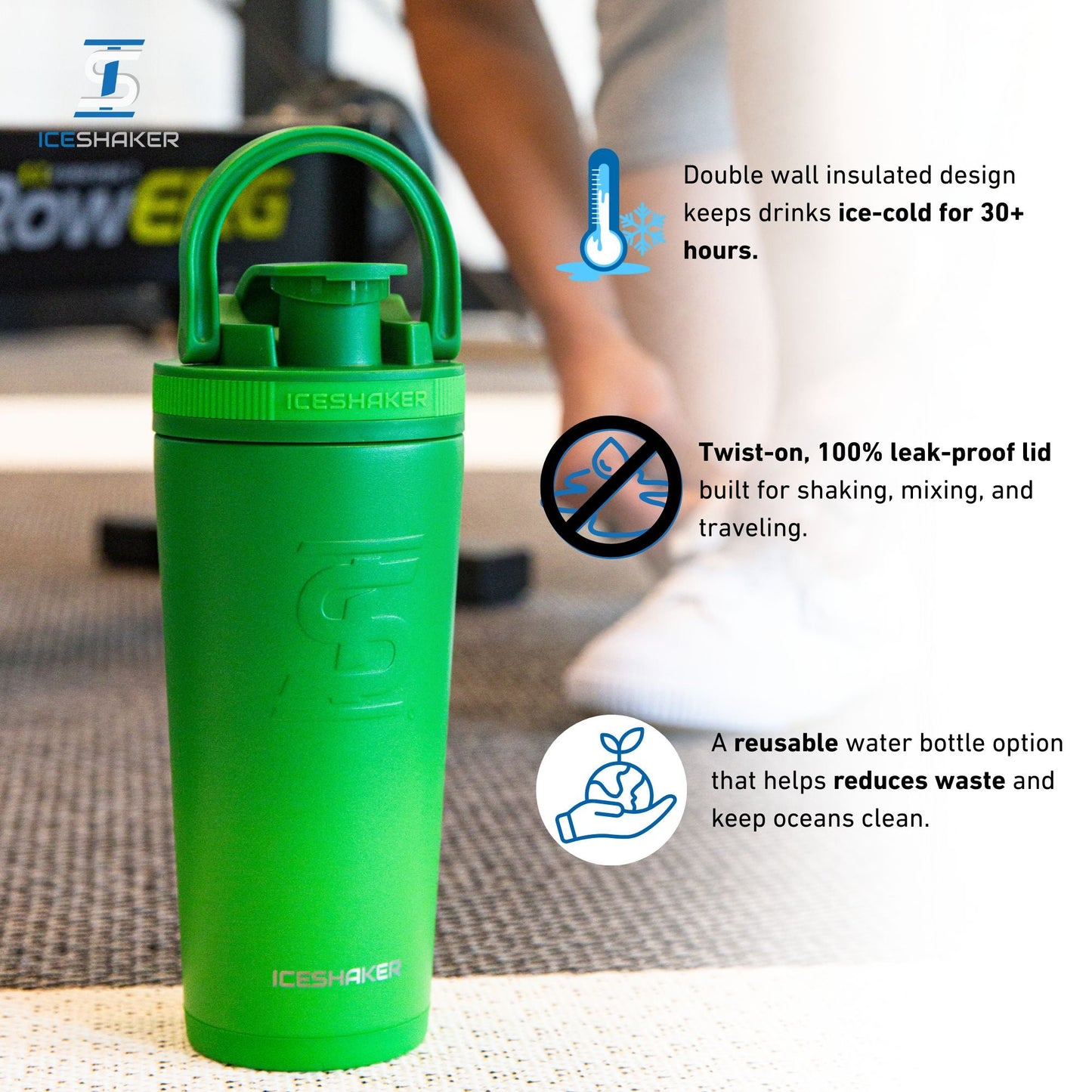 Ice Shaker Color Rush Series 26oz Ice Shaker - Green Color Rush