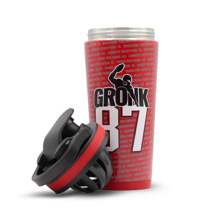 Ice Shaker 4D Series 26oz Shaker Bottle - Gronk 87 Record Breaker Edition