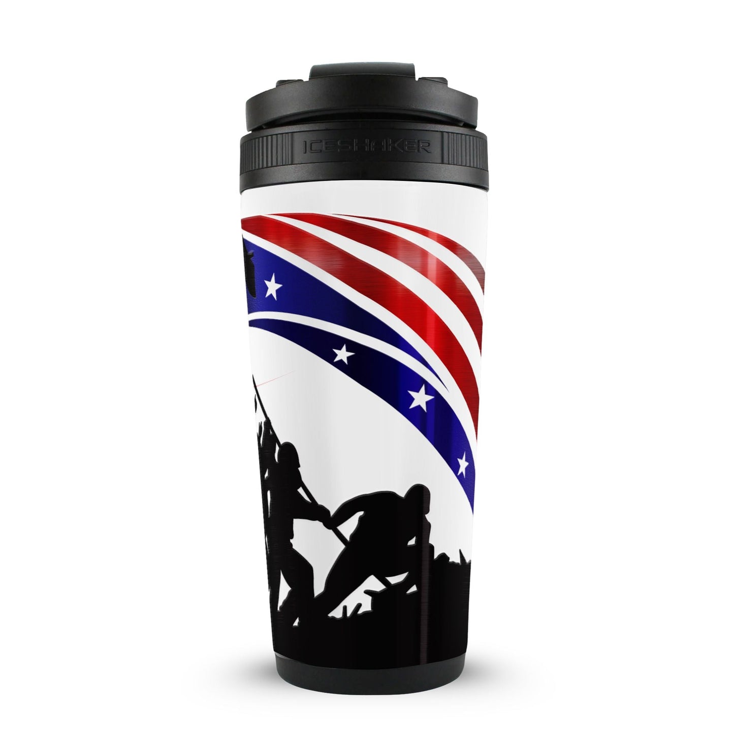 Ice Shaker Allegiance Series 26oz Shaker Bottle - Iwo Jima