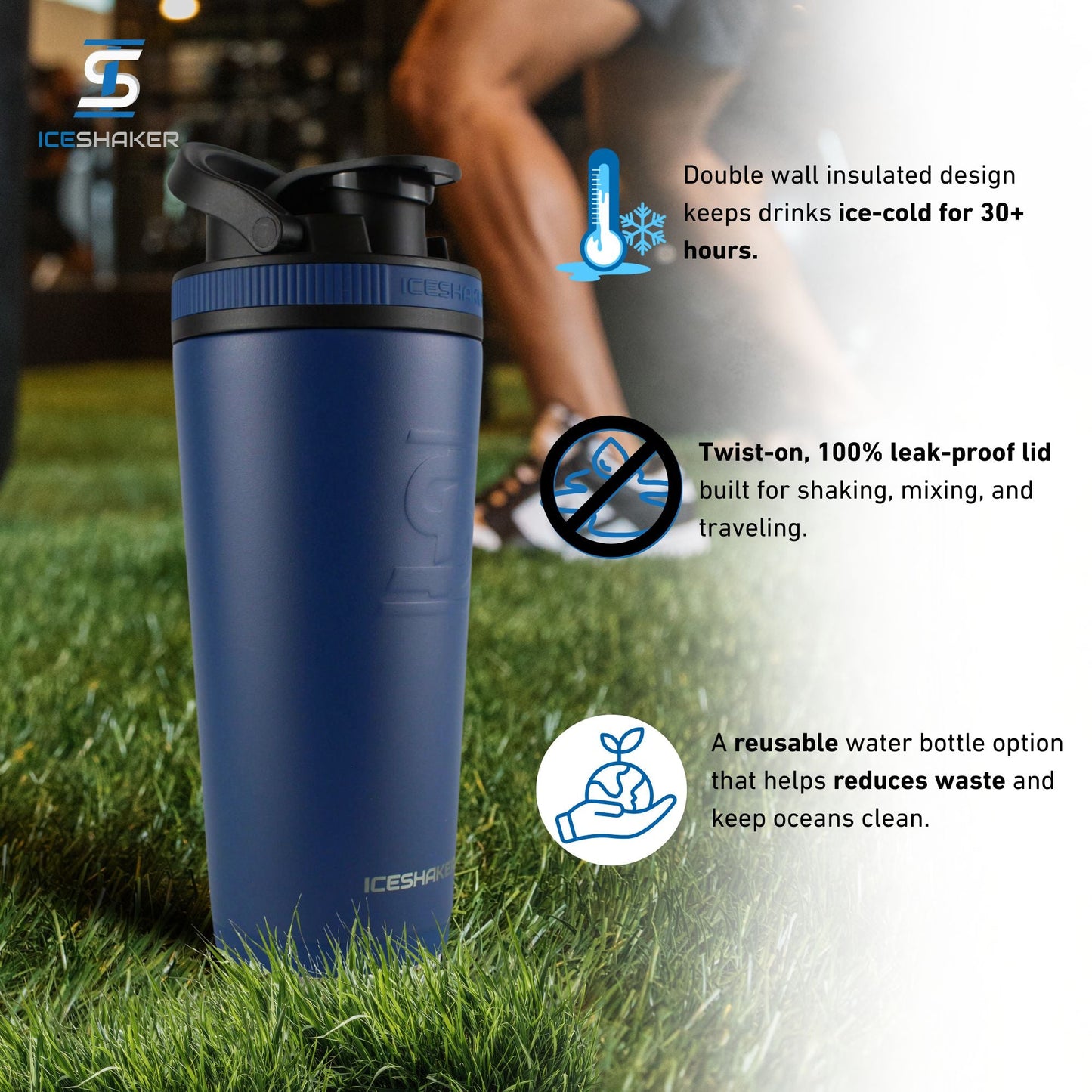 Custom Sioux Falls Fit Body Boot Camp Kettlebell 26oz Ice Shakers
