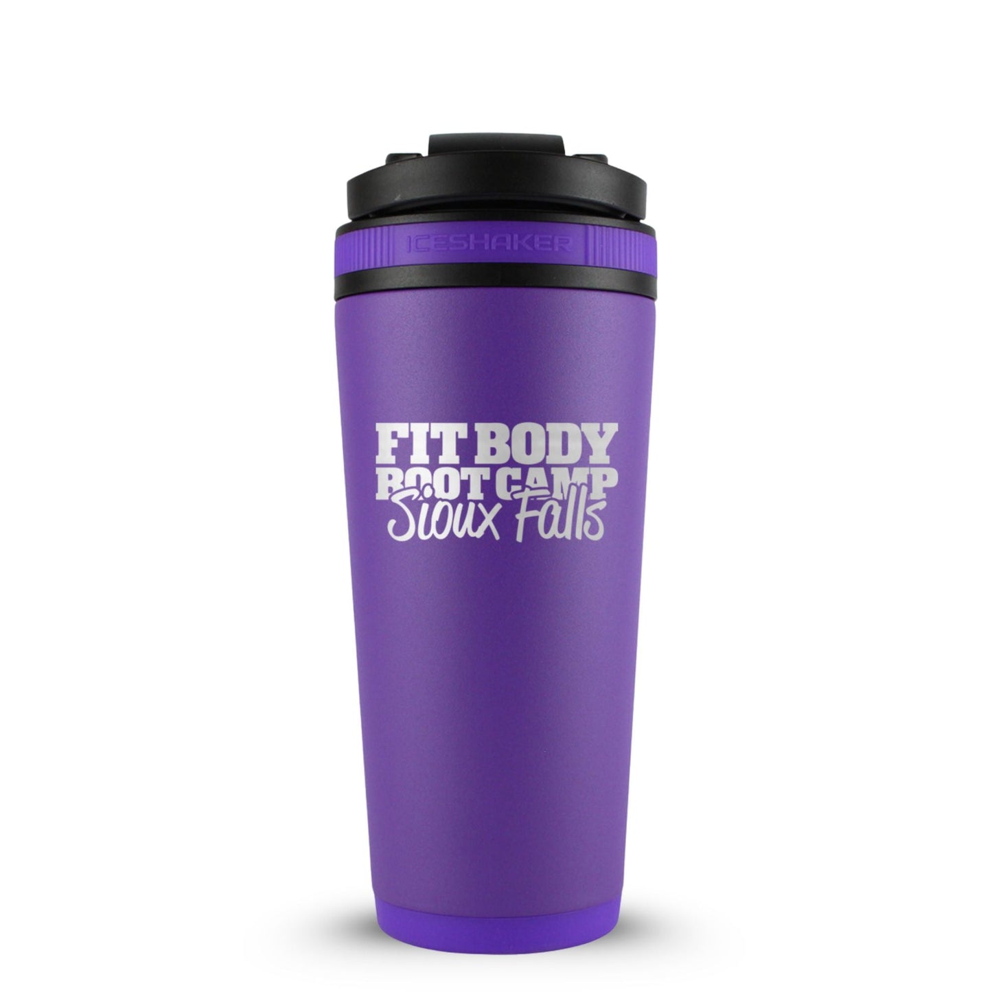 CUSTOM Sioux Falls Fit Body Boot Camp 26oz Ice Shaker - Purple
