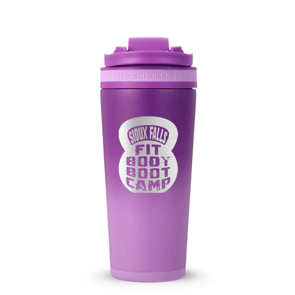 Custom Sioux Falls Fit Body Boot Camp Kettlebell 26oz Ice Shakers