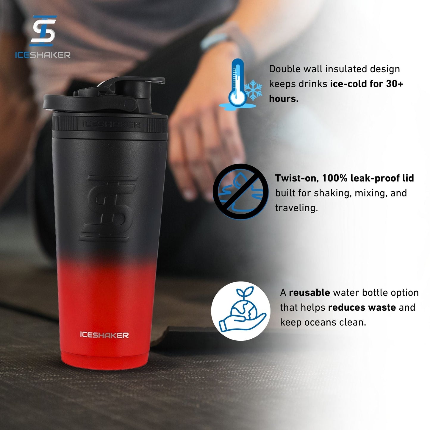 Custom Sioux Falls Fit Body Forever 26oz Ice Shakers