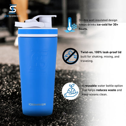Officially Licensed Buffalo Sabres 26oz Ice Shaker - Royal Blue