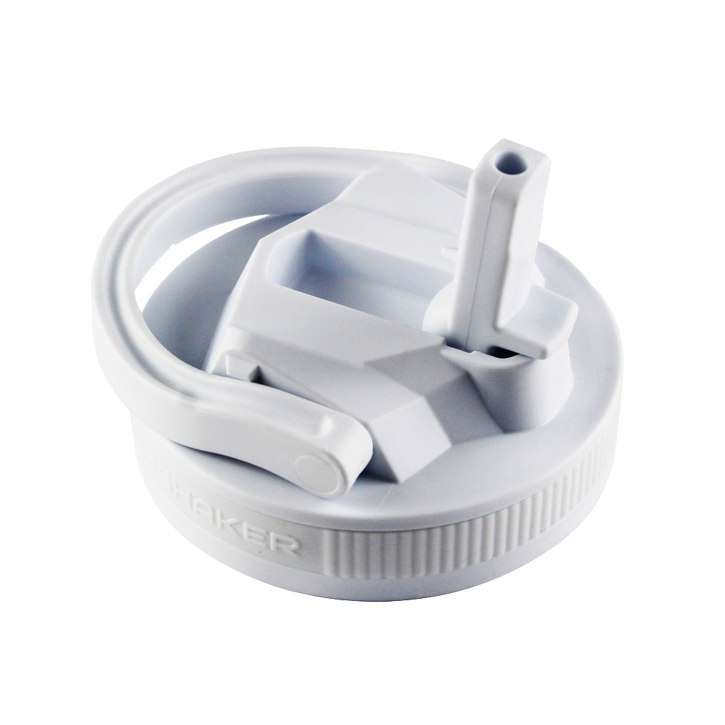 26oz Sport Lid & Internal Straw - White Lid with White Band