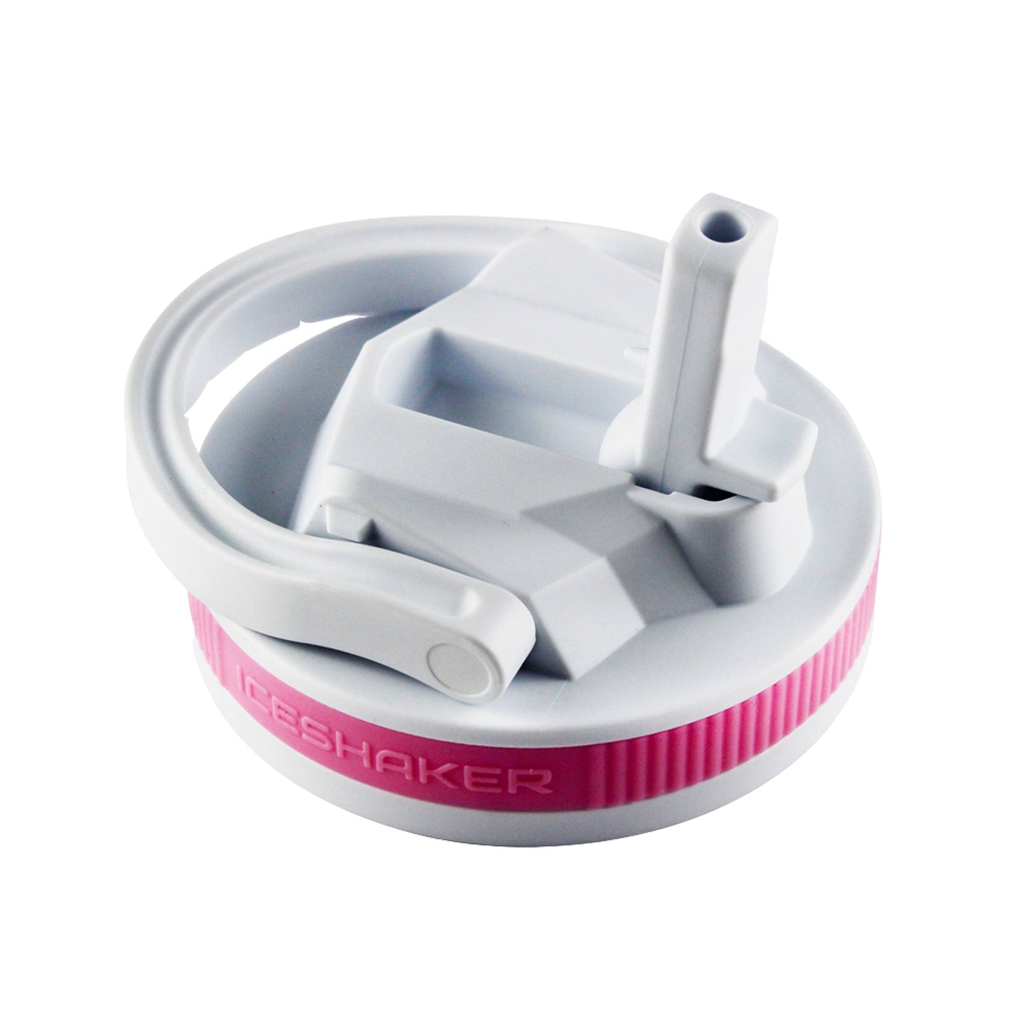 26oz Sport Lid & Internal Straw - White Lid with Pink Band