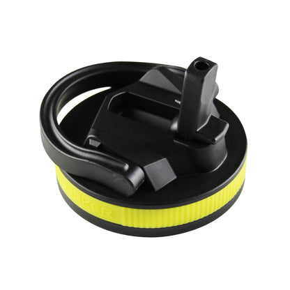 26oz Sport Lid & Internal Straw - Black Lid with Yellow Band