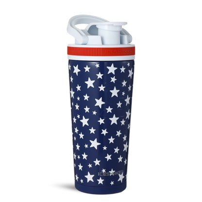 Ice Shaker Allegiance Series 26oz Shaker Bottle - Star Spangled