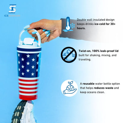 Ice Shaker Allegiance Series 26oz Shaker Bottles