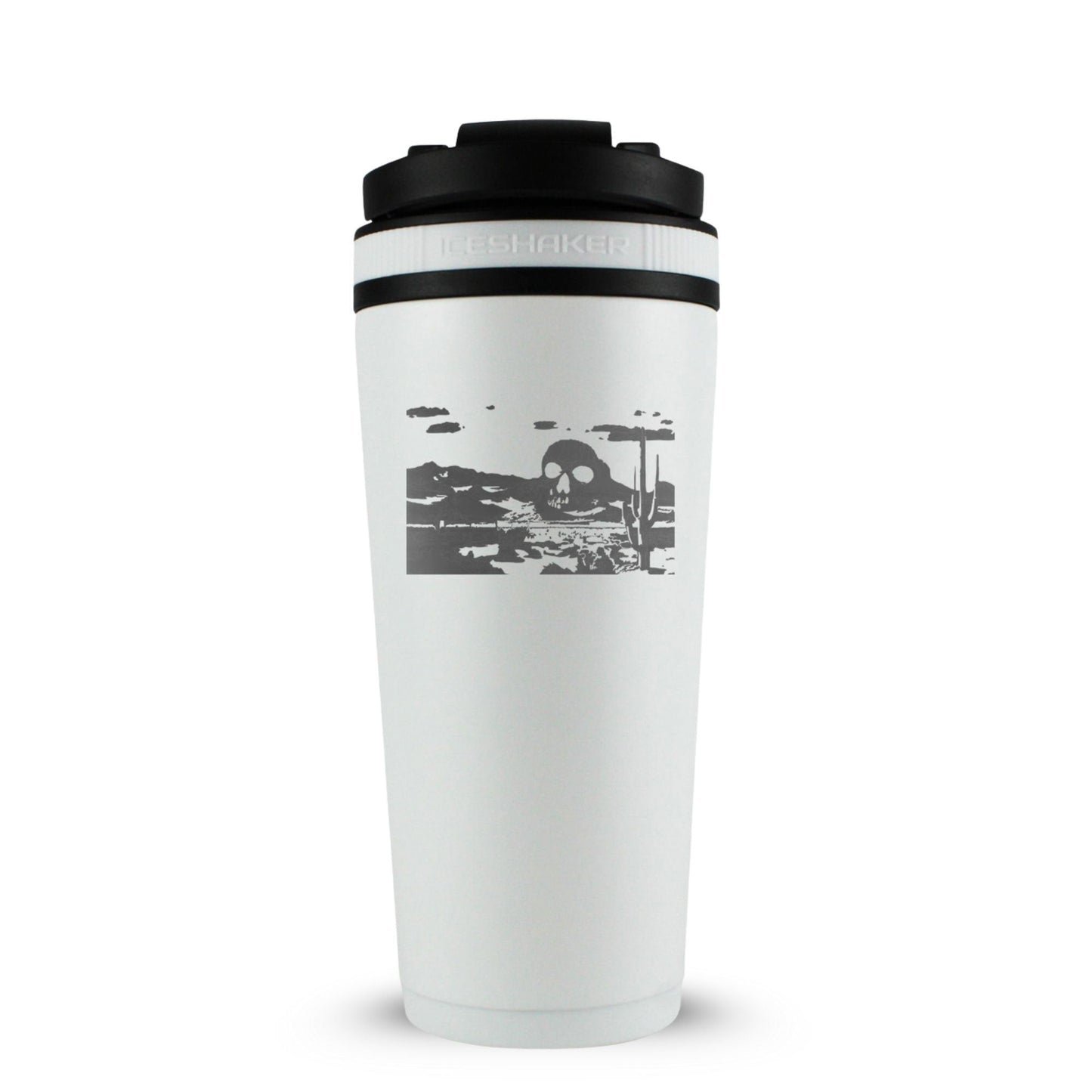 Custom Desert Ghost Baseball 26oz Ice Shaker