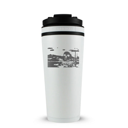 Custom Desert Ghost Baseball 26oz Ice Shaker