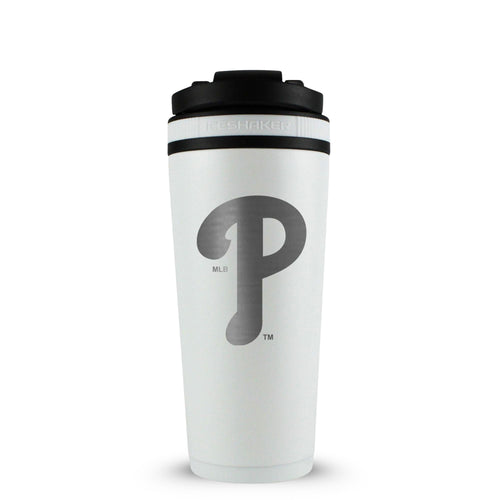 Officially Licensed Philadelphia Phillies 26oz Ice Shaker - White