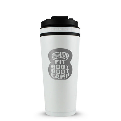 Custom Sioux Falls Fit Body Boot Camp Kettlebell 26oz Ice Shakers