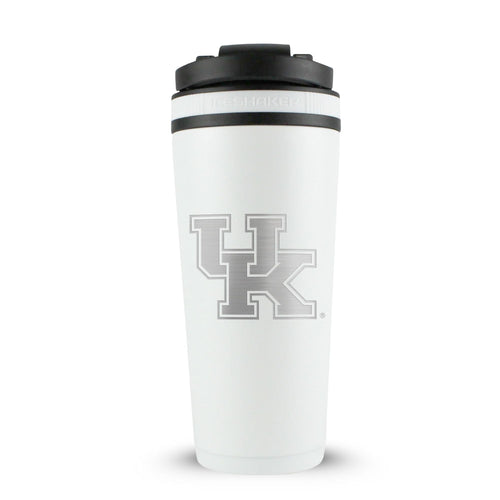 Officially Licensed University of Kentucky 26oz Ice Shaker - White