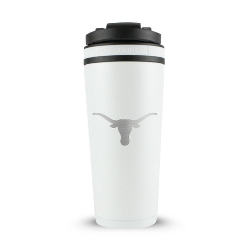 Officially Licensed University of Texas 26oz Ice Shaker - White