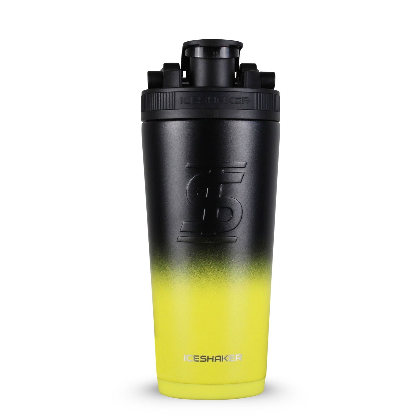 CUSTOM 26oz Ice Shaker - Yellow Black Ombre