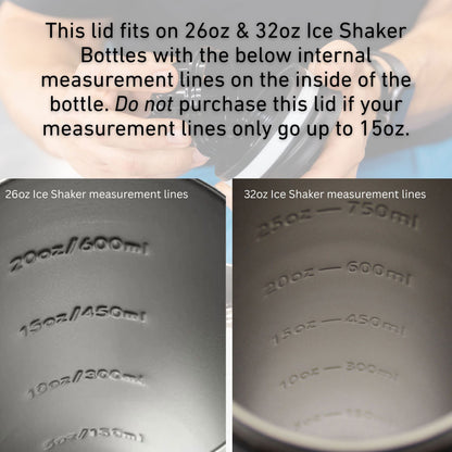 26oz & 32oz Shaker Lid